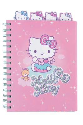 Opakowanie Kołobrulion A5 100k. kratka z główkami Hello Kitty pink wzór 3