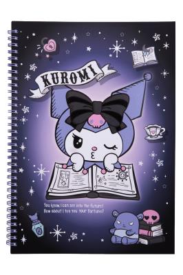 Opakowanie Kołobrulion Kuromi A4 100k.kratka metalowa spirala kratka wzór 1