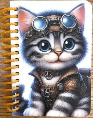 Opakowanie Kołonotatnik ozdobny A7/64K gładki Kot