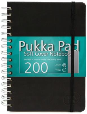 Kołonotatnik Pukka Pad A5 Soft Cover czarny. Wydawca: Pukka Pads. SmakLiter.pl Opakowanie Kołonotatnik Pukka Pad A5 Soft Cover czarny