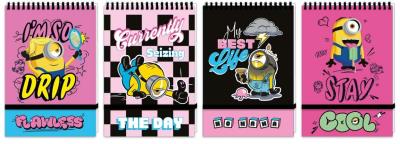 Opakowanie Kołonotes A6/96K kratka zamykany na gumkę (10szt)