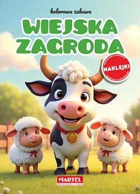 Okładka książki Kolor5owa zabawa. Wiejska zagroda z naklejkami