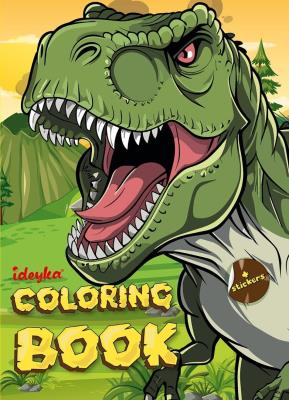 Opakowanie Kolorowanie z naklejkami Świat dinozaurów