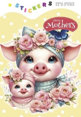 Opakowanie Kolorowanka 135x190 z naklejkami Najdroższe mamy