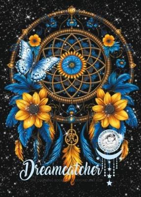 Opakowanie Kolorowanka A4 pionowa 8 obrazków Łapacz snów niebieskie