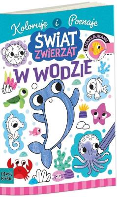 Okładka książki Kolorowanka A4 ŚWIAT ZWIERZĄT - W WODZIE