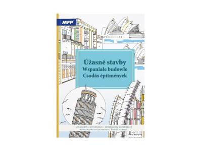 Kolorowanka antystresowa wspaniałe budowle. Wydawca: MFP. SmakLiter.pl Opakowanie Kolorowanka antystresowa wspaniałe budowle