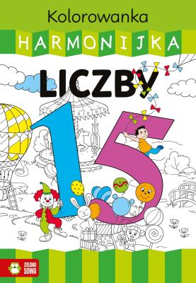 Okładka książki Kolorowanka harmonijka. Liczby