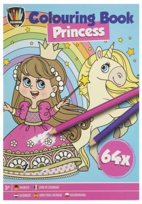 Kolorowanka Księżniczka. Wydawca: ANTELLA. SmakLiter.pl Opakowanie Kolorowanka Księżniczka