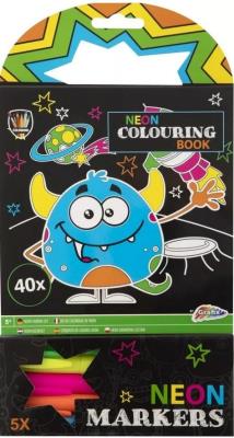 Opakowanie Kolorowanka neonowa Potworek