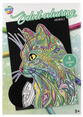 Kolorowanka Velvet  Zwierzęta. Wydawca: ANTELLA. SmakLiter.pl Opakowanie Kolorowanka Velvet  Zwierzęta