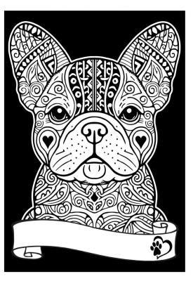 Opakowanie Kolorowanka Welwetowa A4 Buldog Francuski