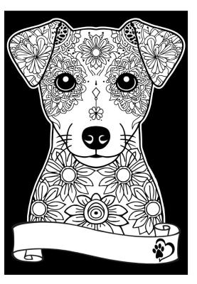 Opakowanie Kolorowanka Welwetowa A4 Jack Russell Terrier