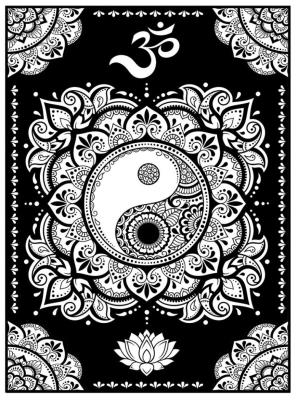 Opakowanie Kolorowanka welwetowa A4 Mandala YinYang