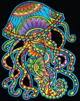 Opakowanie Kolorowanka Welwetowa A4 Meduza