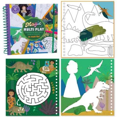 Opakowanie Kolorowanka Wodna z zadaniami Dinozaury