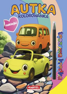 Okładka książki Kolorowanka z kredką Autka