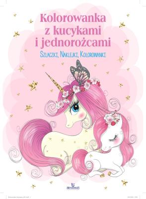 Okładka książki Kolorowanka z kucykami i jednorożcami