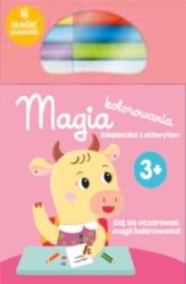 Okładka książki Kolorowanka z magicznymi flamastrami 3+ różowa