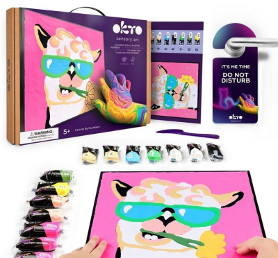 Opakowanie Kolorowanka z masy plastycznej po numerach Lama