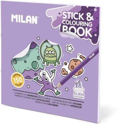 Opakowanie Kolorowanka z naklejkami Alien Invasion MILAN