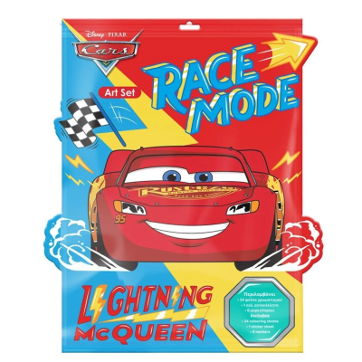 Kolorowanka z naklejkami Cars. Wydawca: Diakakis. SmakLiter.pl Opakowanie Kolorowanka z naklejkami Cars