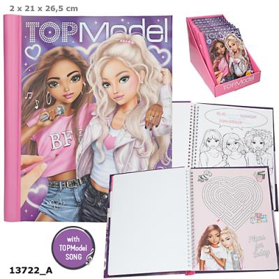 Kolorowanka ze światełkiem LED i dźwiękiem Top Model Me BFF 13722A. Wydawca: DEPESCHE. SmakLiter.pl Opakowanie Kolorowanka ze światełkiem LED i dźwiękiem Top Model Me BFF 13722A
