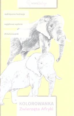 Okładka książki Kolorowanka. Zwierzęta Afryki