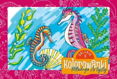 Kolorowanki młodego Artysty. Galeria 5. Autor:   Praca zbiorowa. SmakLiter.pl Okładka książki Kolorowanki młodego Artysty. Galeria 5