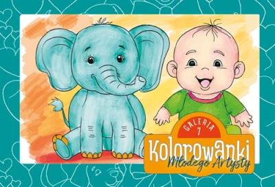 Kolorowanki młodego Artysty. Galeria 7. Autor:   Praca zbiorowa. SmakLiter.pl Okładka książki Kolorowanki młodego Artysty. Galeria 7