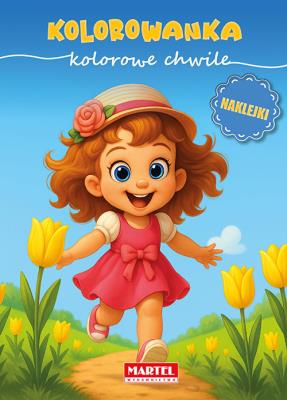 Okładka książki Kolorowe chwile. Kolorowanka z naklejkami