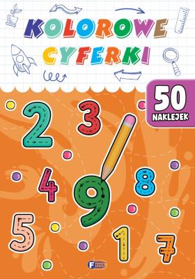 Okładka książki Kolorowe cyferki