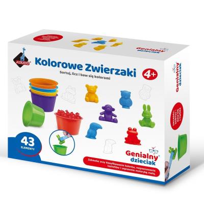 Opakowanie Kolorowe zwierzaki - liczmany