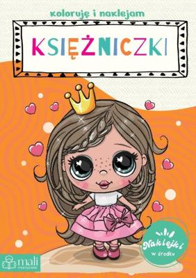 Okładka książki Koloruję i naklejam księżniczki