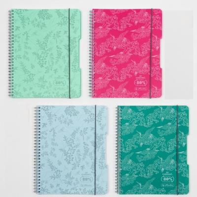 Opakowanie Kołozeszyt A5/80K kratka Colors MIX (4szt)