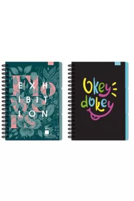 Kołozeszyt B5 96k.kratka Priplak 1szt.mix. Wydawca: Beniamin. SmakLiter.pl Opakowanie Kołozeszyt B5 96k.kratka Priplak 1szt.mix