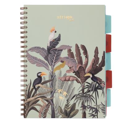 Opakowanie Kołozeszyt Strigo A4 Project Book Afryka pastelowo zielony kratka