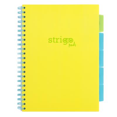Opakowanie Kołozeszyt Strigo A4 Project Book Neon żółty kratka