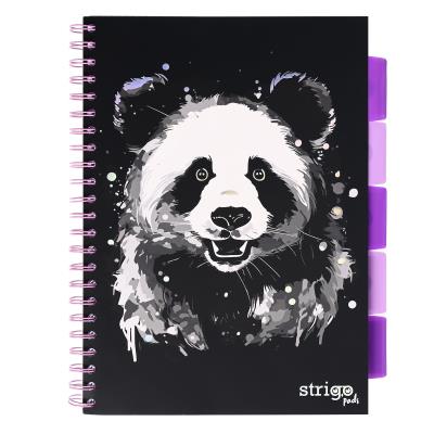 Opakowanie Kołozeszyt Strigo A4 Project Book Panda czarny kratka