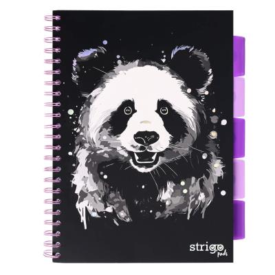Opakowanie Kołozeszyt Strigo A4 Project Book Panda czarny linia