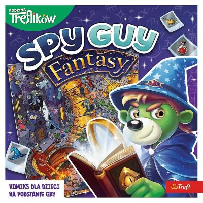Komiks Spy Guy Fantasy Rodzina Treflików. Autor: Płońska Katarzyna. SmakLiter.pl Okładka książki Komiks Spy Guy Fantasy Rodzina Treflików