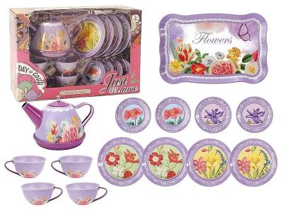 Opakowanie Komplet do herbaty metalowy 14el