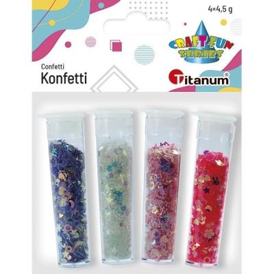 Opakowanie Konfetti zestaw 4 kolory x 4,5g