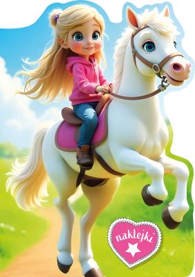 Konik z dziewczynką. Wykrojnik. Autor: Opracowanie zbiorowe. SmakLiter.pl Okładka książki Konik z dziewczynką. Wykrojnik