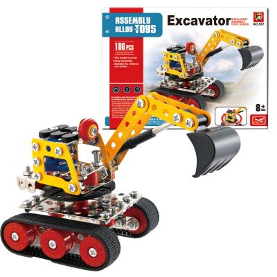 Koparka do skręcania 186 elementów. Wydawca: Askato. SmakLiter.pl Opakowanie Koparka do skręcania 186 elementów