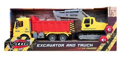 Opakowanie Koparka i ciężarówka VROOM