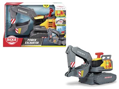 Koparka Volvo Dickie światła i dźwięk 30 cm. Wydawca: SIMBA. SmakLiter.pl Opakowanie Koparka Volvo Dickie światła i dźwięk 30 cm