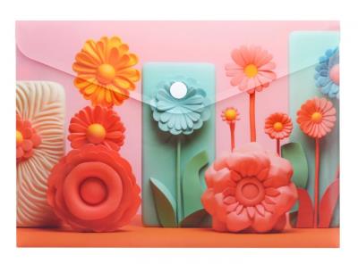 Opakowanie Koperta A5 PP na napę z nadrukiem Moder Flowers