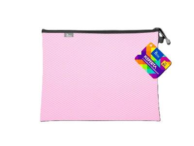 Koperta B5 z suwakiem metalalowym różowa. Wydawca: TETIS. SmakLiter.pl Opakowanie Koperta B5 z suwakiem metalalowym różowa