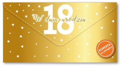 Opakowanie Koperta na pieniądze 18 Urodziny KOP-033